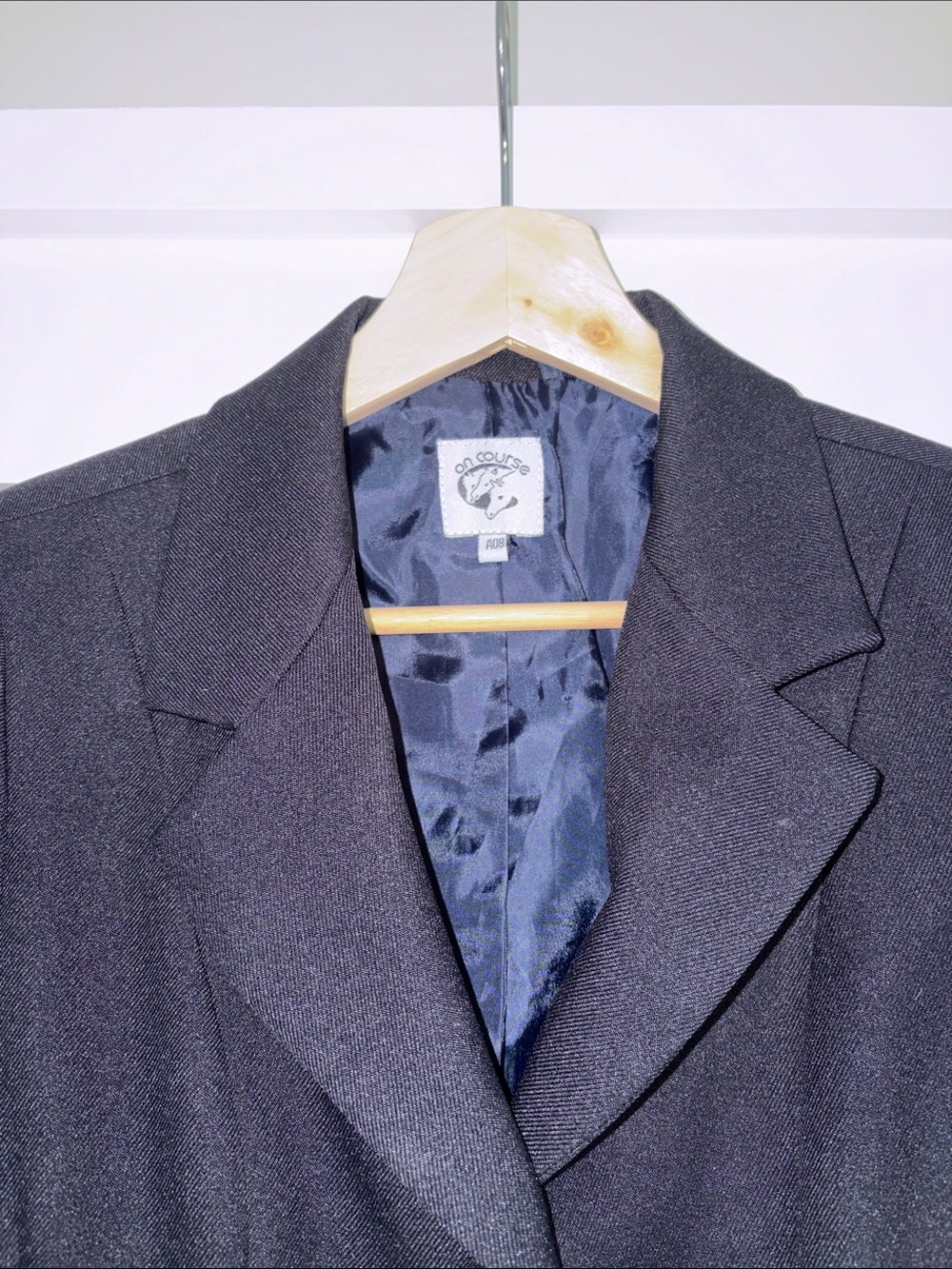 Navy Equestrian Riding Jacket XS/S - Picture 3 of 5